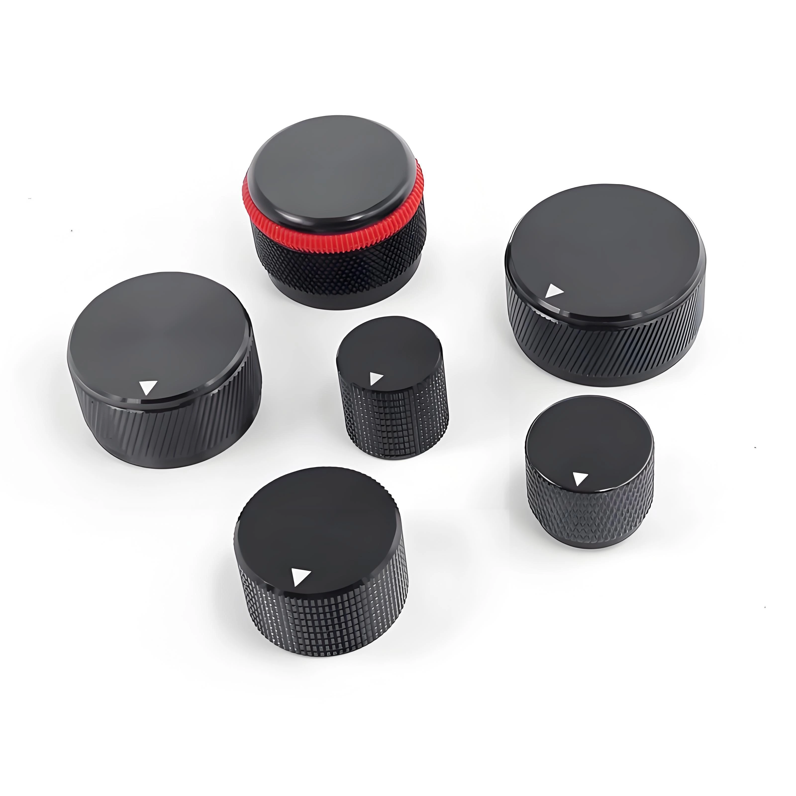 Louis Fuchs客户定制铝合金手拧旋钮-适用于CNC孔位加工+表面处理