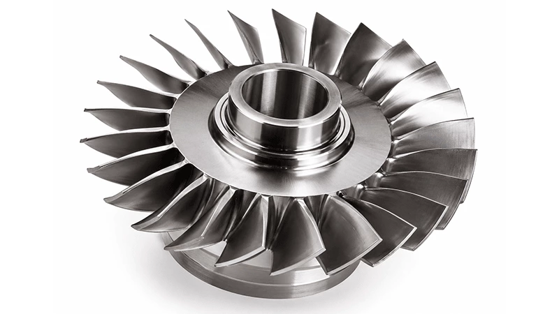 5-Axis CNC Machined Compressor Wheel
