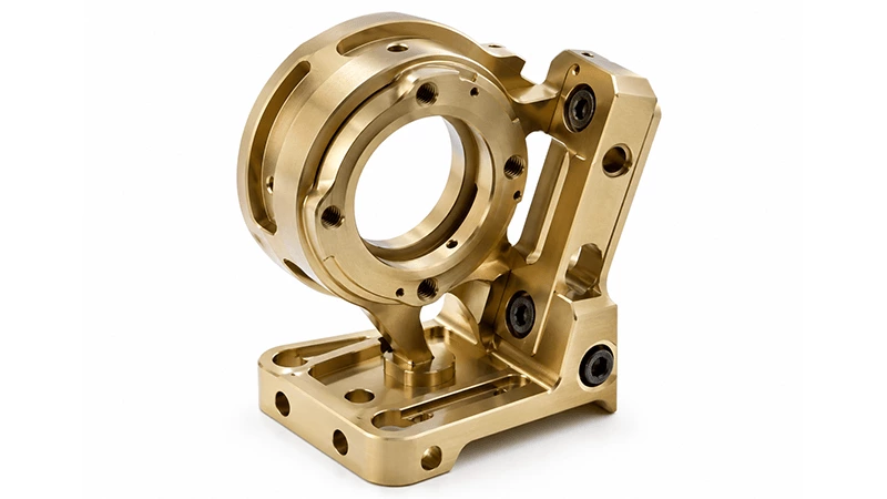 5-Axis CNC Machined Rotary Fixture Bracket