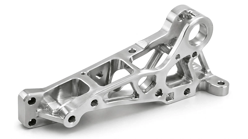 5-Axis CNC Machined Lightweight Bracket
