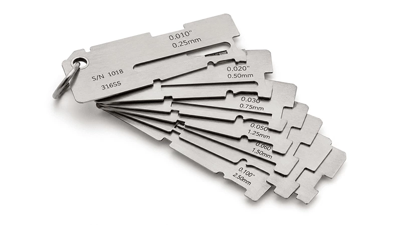 Wire EDM Thickness Gauge Set