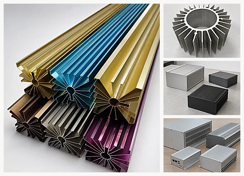 Custom aluminum extrusion profiles, heat sink extrusion, and aluminum enclosure housings