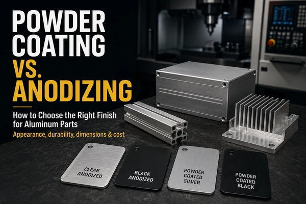 Powder Coating vs Anodizing: How to Choose for Aluminum Parts