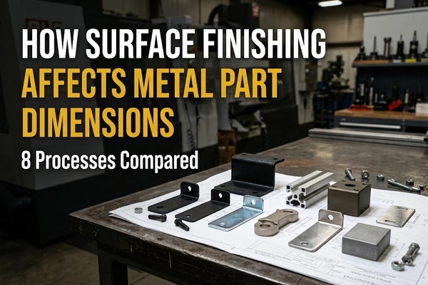 Comparison of 8 surface finishing processes and their effects on metal part dimensions